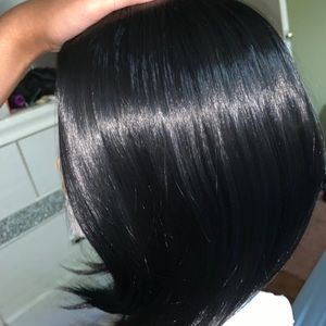 human hair bob wig
